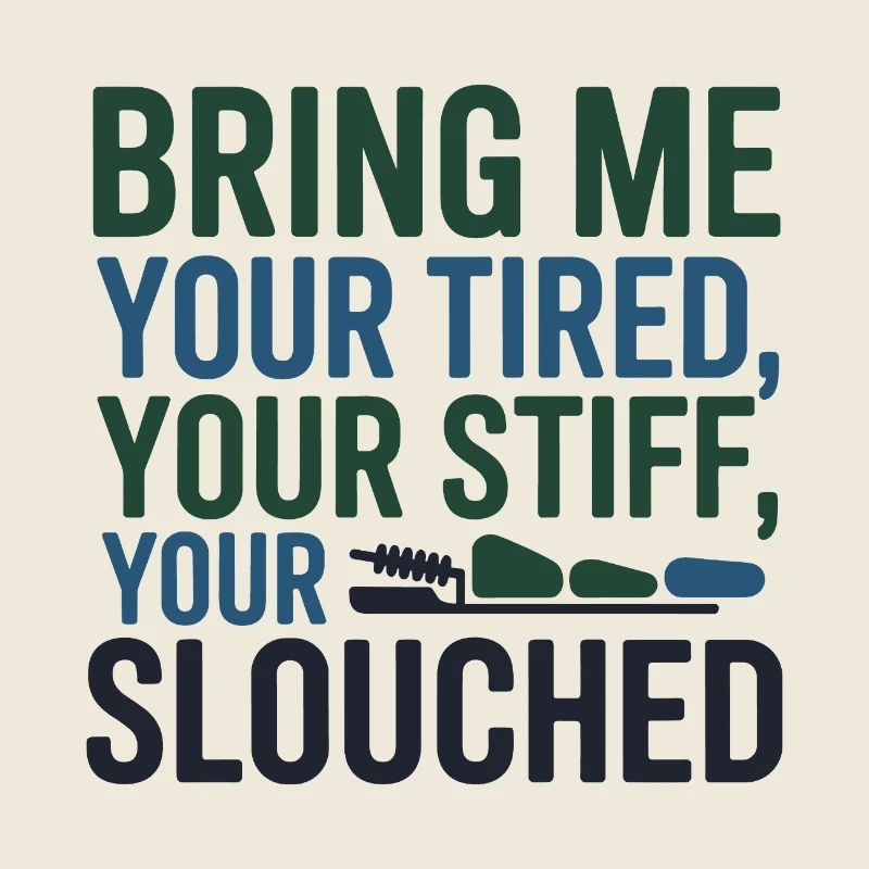 Chiropractor Bring Me Your Tired Stiff Slouched 