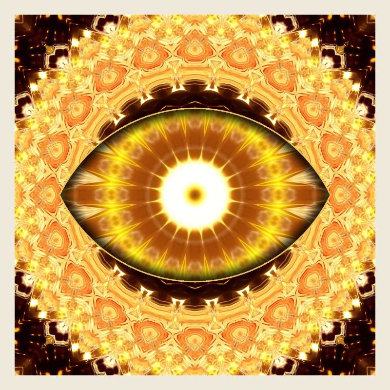 Rayons Mandala Œil de Soleil