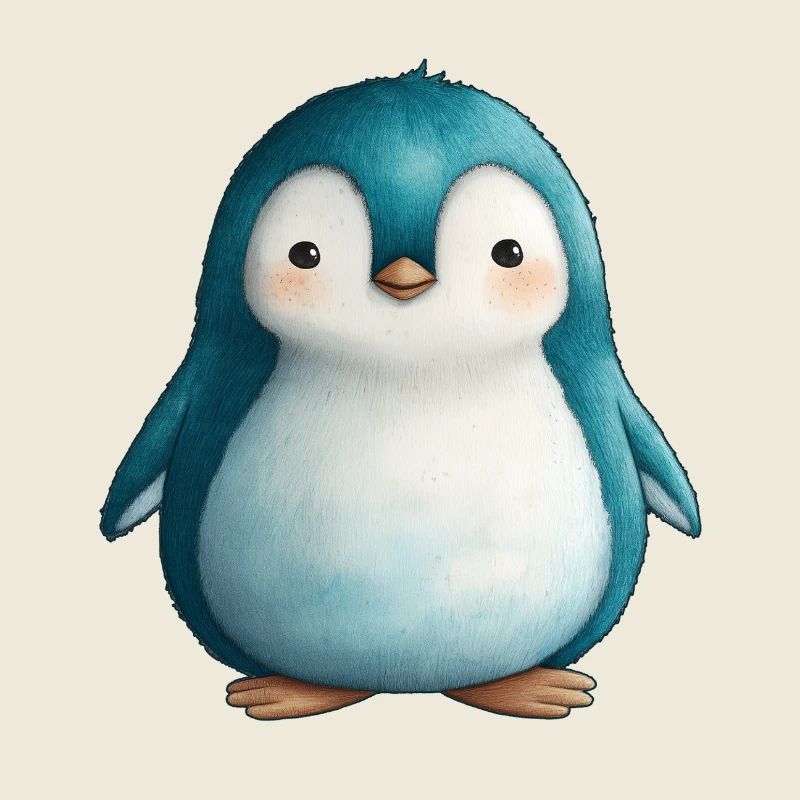 Pinguinbaby, Polartier, Eisscholle