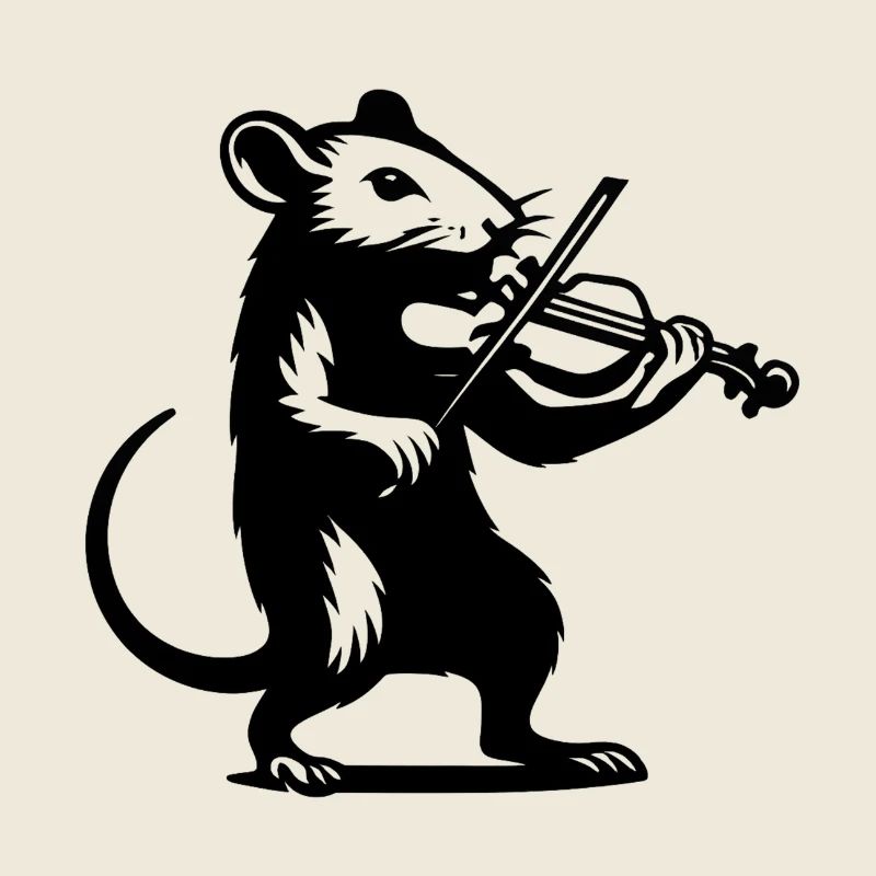 Violin Playing Rat