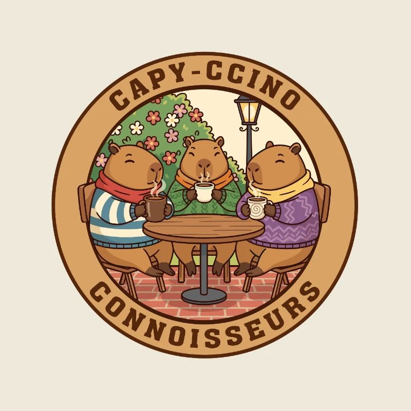 Capybara Capyccino Connoisseurs Kaffeeclub