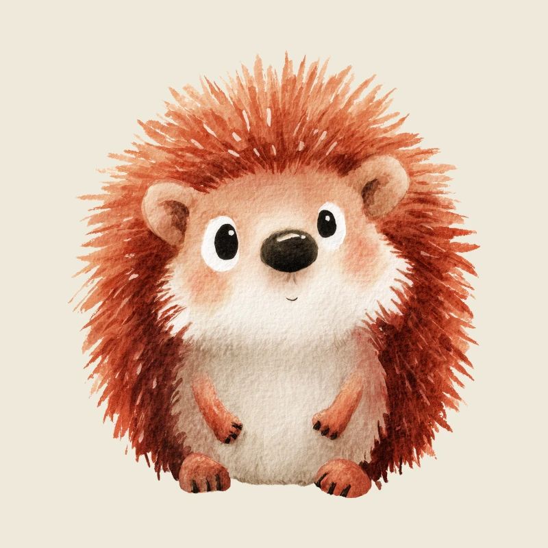 Forest Hedgehog – Children's Illustration