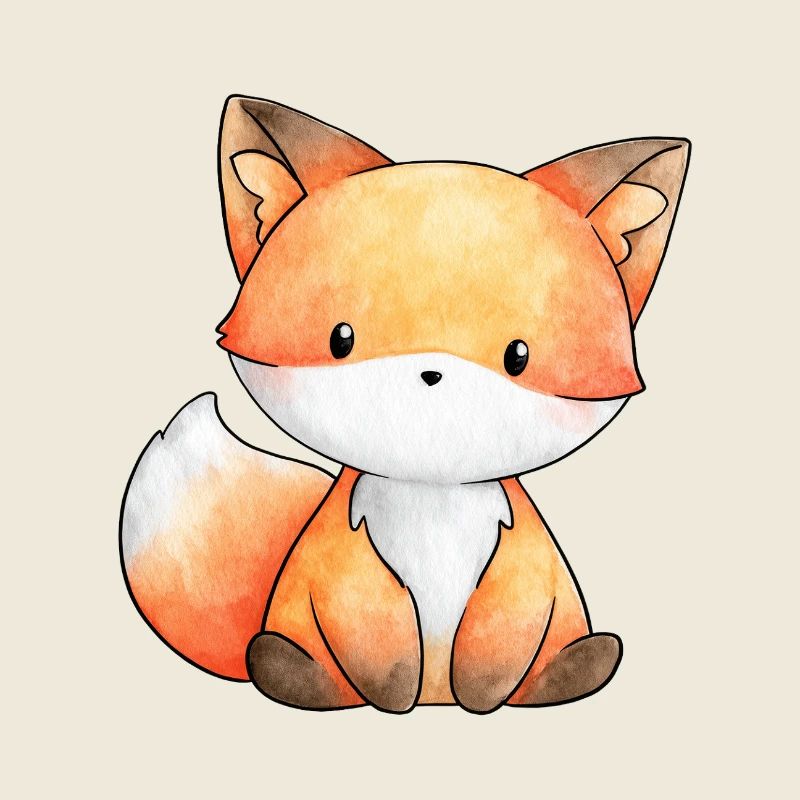 Illustrated Fox – Storytelling and Forest Atmosphere