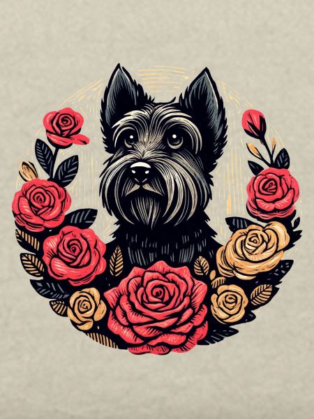 Terrier Rose Circle