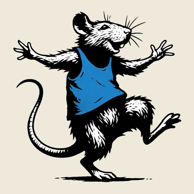 Dancing Rat Blue