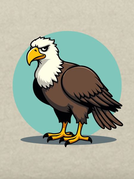 Stolzer Adler Majestätischer Greifvogel