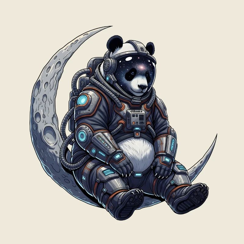 Panda Astronaut