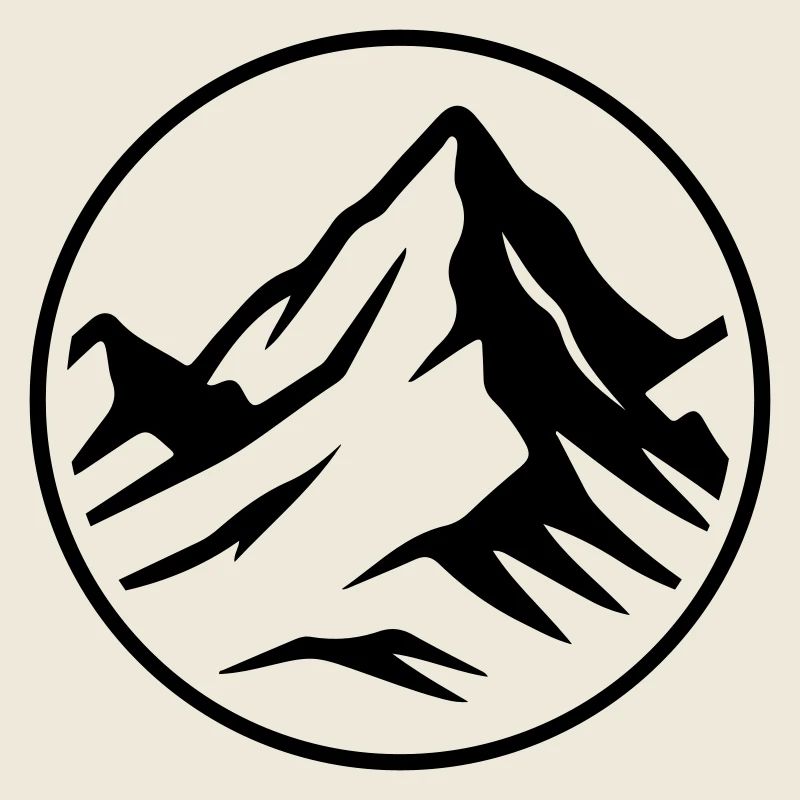 Sommet de l’icône de la montagne
