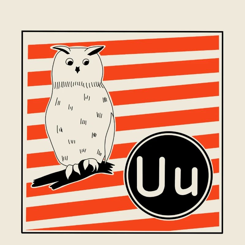 U pour Chouette Grand-duc