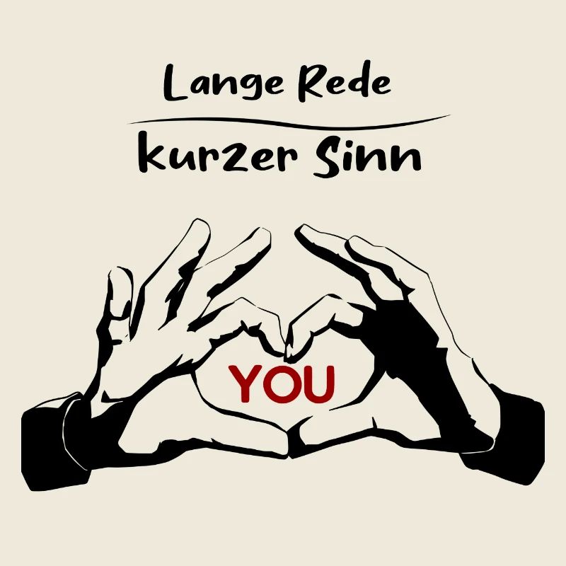 Rotes YOU Typografie auf Schwarz