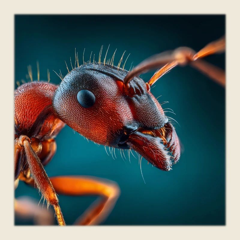 Red Ant Macro – Detailed Insect Portrait