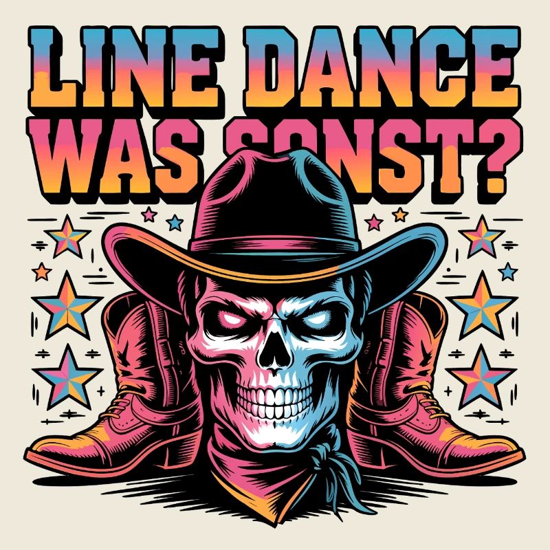 Cowboy en Ligne de Crâne