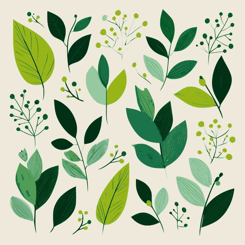 Feuilles vertes