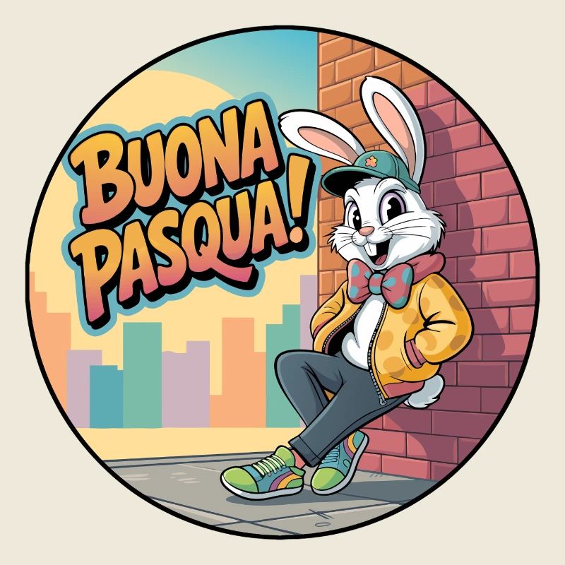 Happy Easter Urban Rabbit