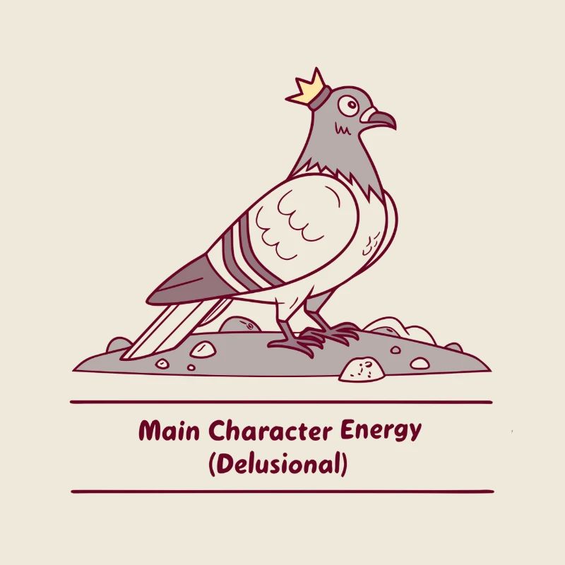 Main Character Energy Dove Delulu