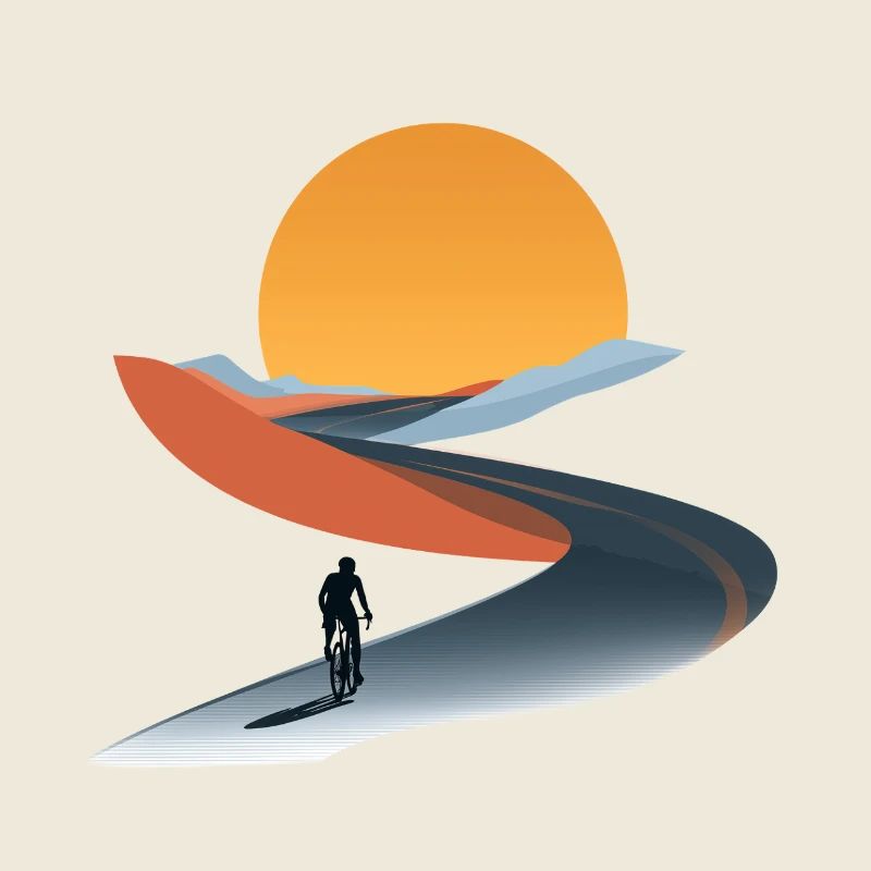 Mountain road – Cycling passion