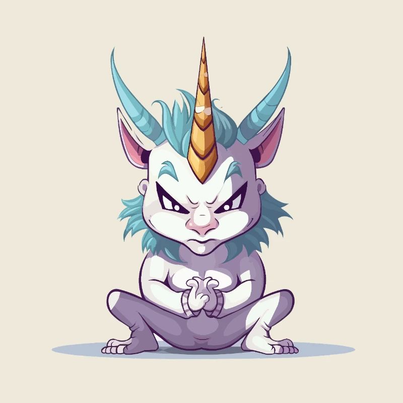 Licorne en colère