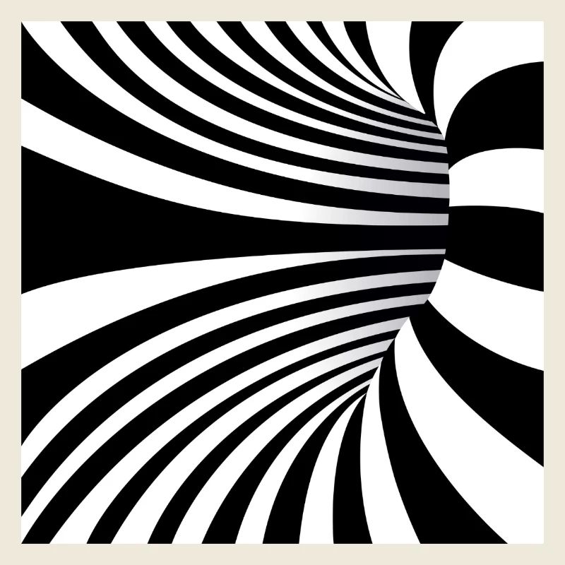 Monochromer Spiralfluss