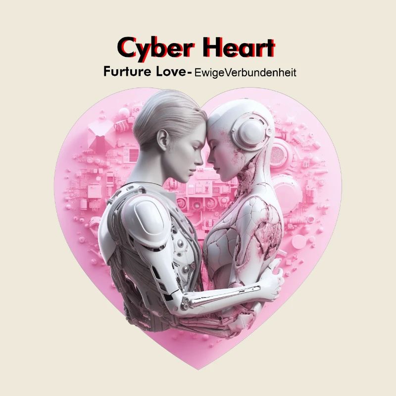 Cyber Herz Begegnung
