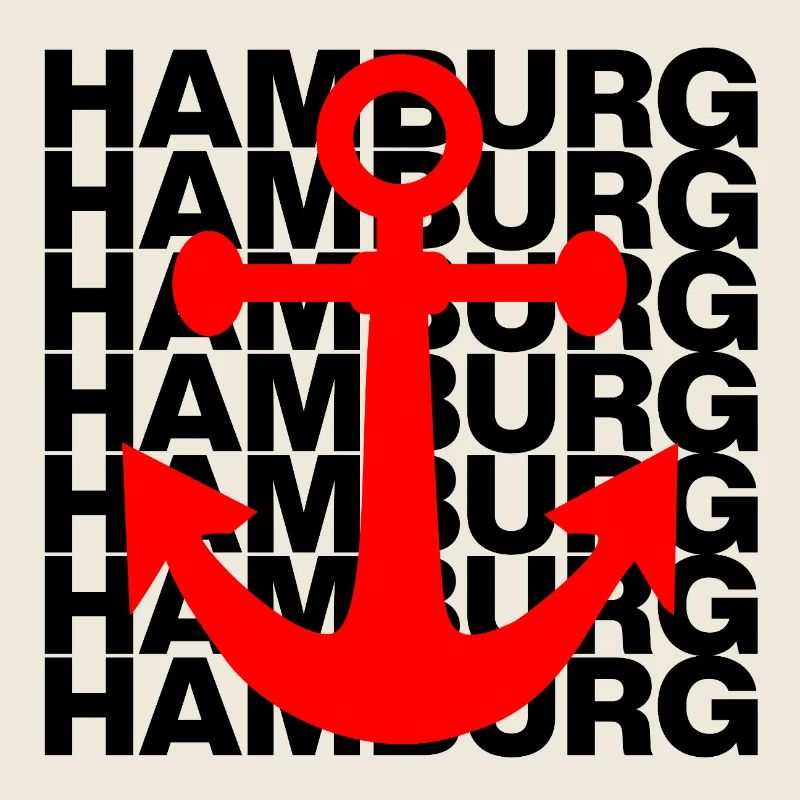 HAMBOURG ANKER, HAFEN, MOIN, ELBE, HAMBURGLIEBE