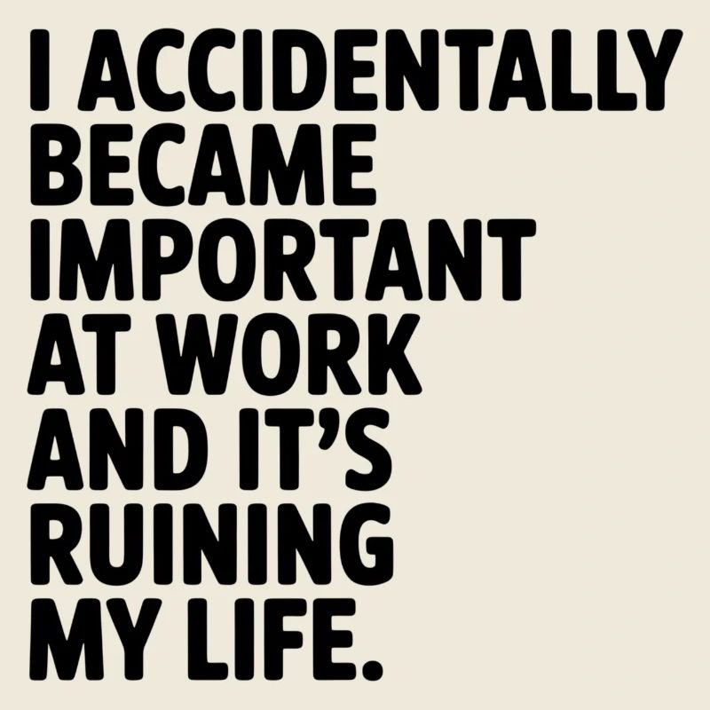 Accidentellement important au travail