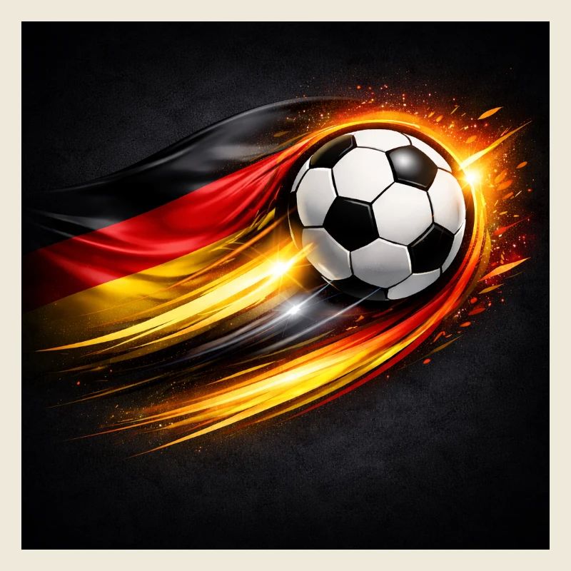 Feuerspur Deutschland Fußball
