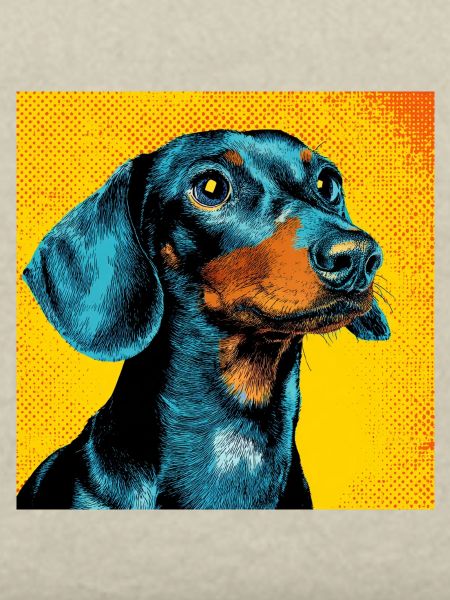 Teckel Pop Art