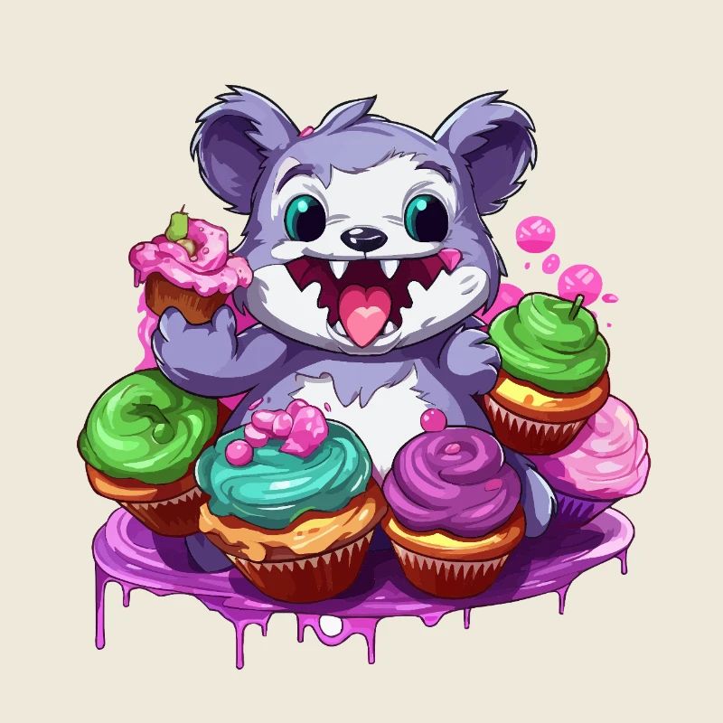 Candy Monster Cupcake Parade