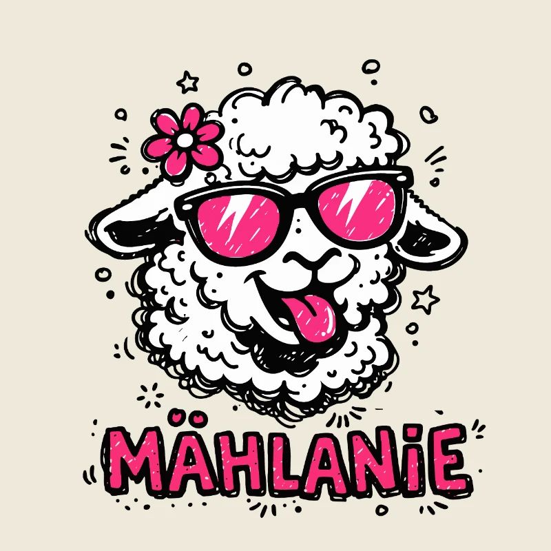 Mählanie Funny Sheep Named Gift