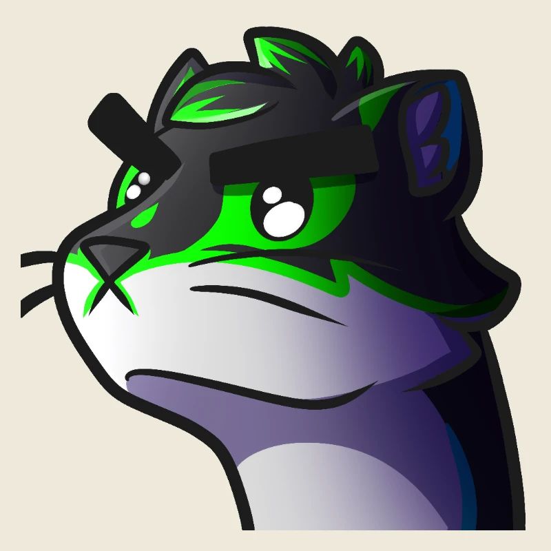 Wolf Neon Graphic
