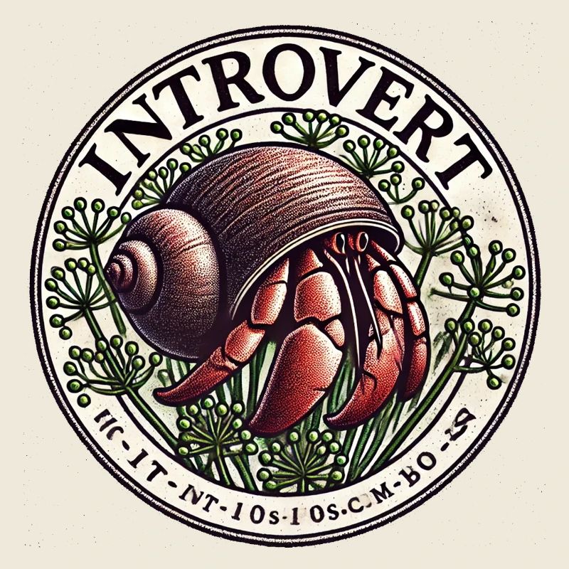Insigne d’escargot introverti
