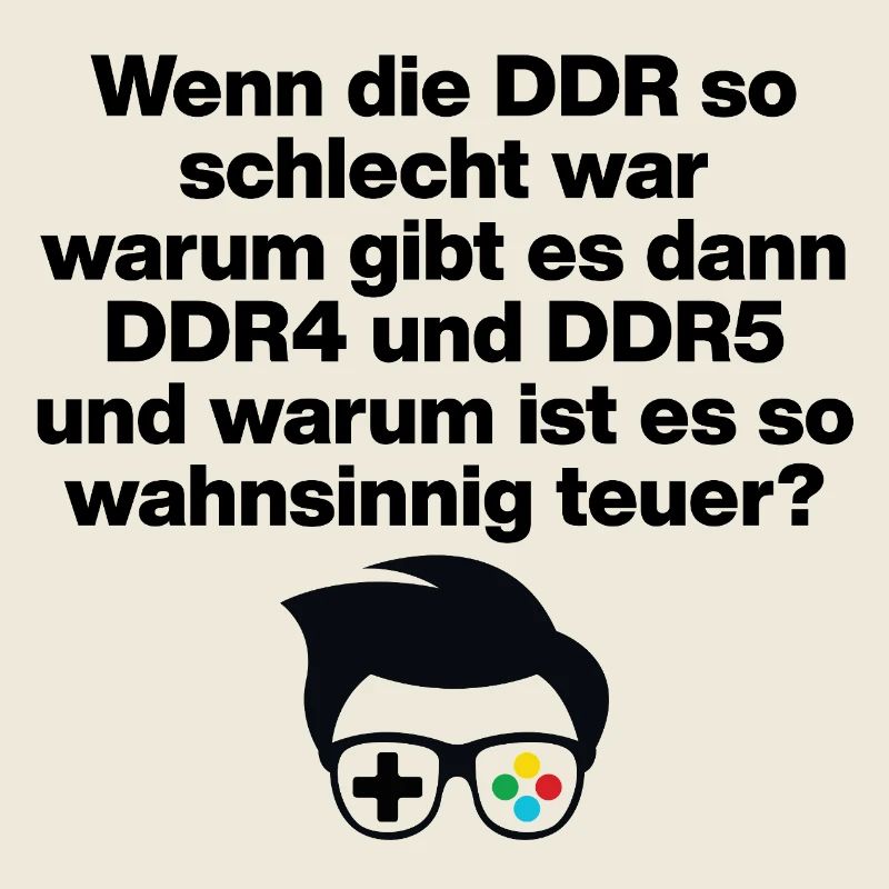 DDR4 & DDR5, RÉSERVÉS AUX NERDS ! GAMER NERDHUMOR ZOCKER