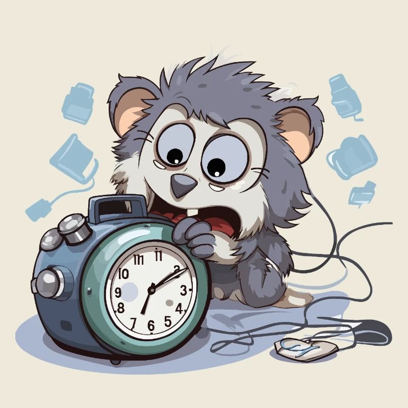 Morning Chaos Otter Alarm Clock