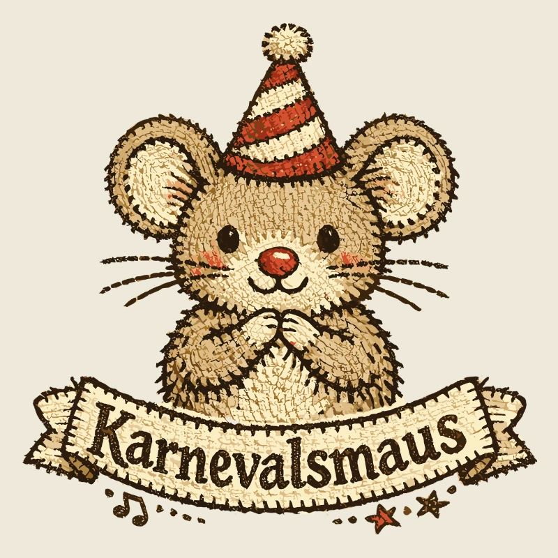 Karnevalsmaus Niedlich Weiberfastnacht Köln