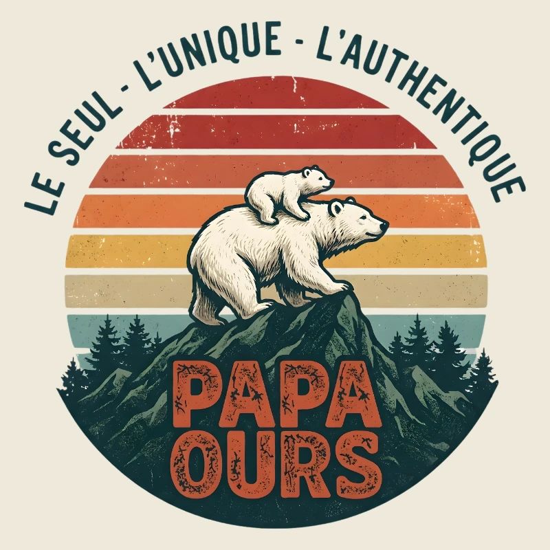 Papa Bear Mountain Retro-Sonne