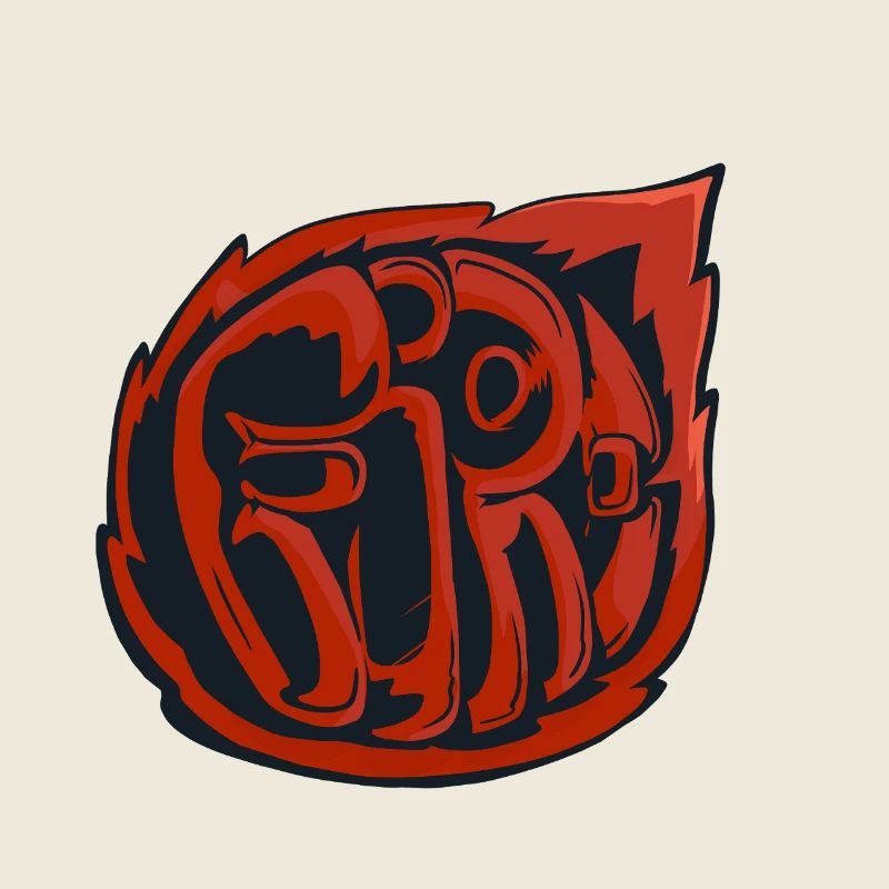 Feuer, Graffiti