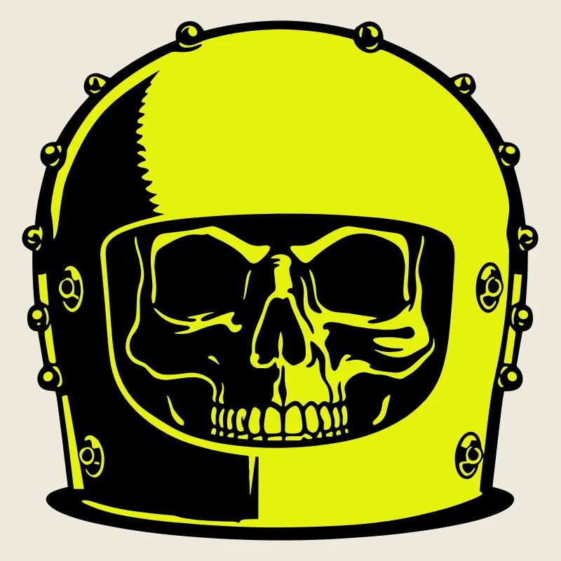 Skull Helm Popart