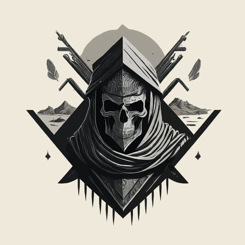 Desert Veiled Skeleton