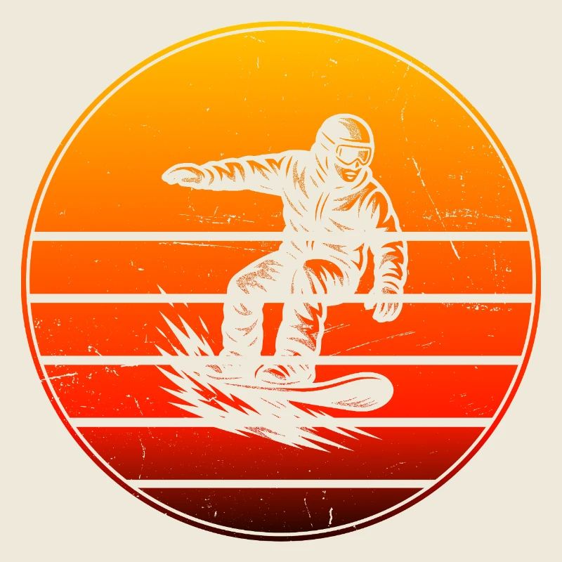 Clear snowboard motif for every day