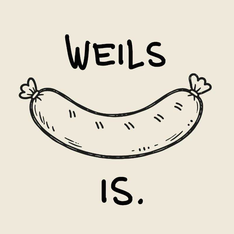 Weils Ist Wurst Illustration