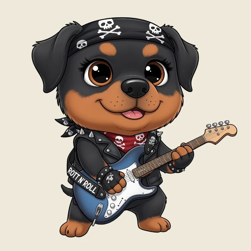 Guitariste Punk Dog