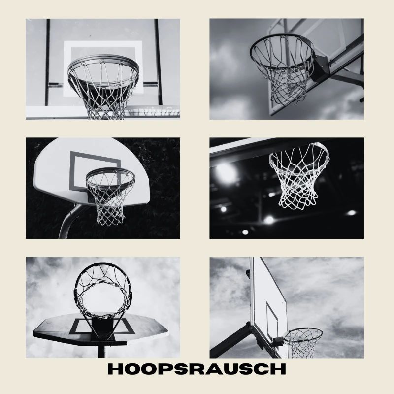 Hoopsrausch BW Collage
