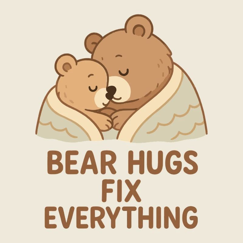 Zwei Bären Umarmung – Bear Hugs Fix Everything