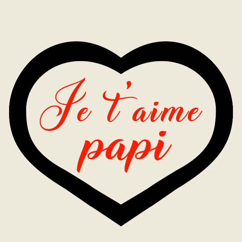cœur je t'aime papi