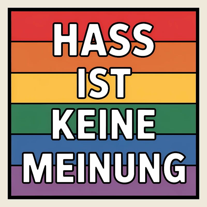 Hass ist keine Meinung - Antifa Tee