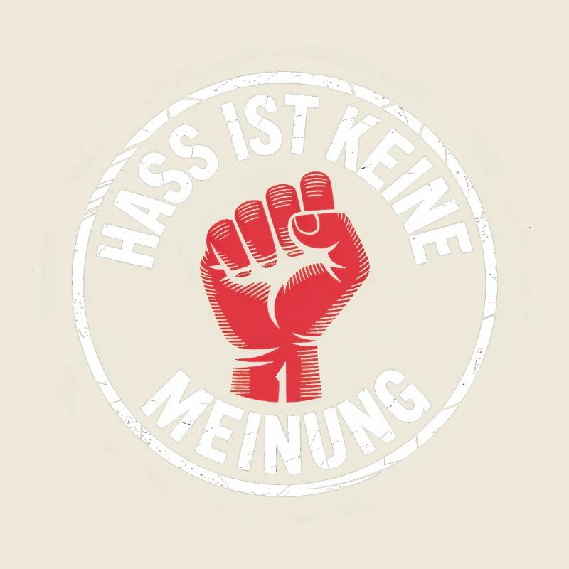 Hass ist keine Meinung - Antifa Tee