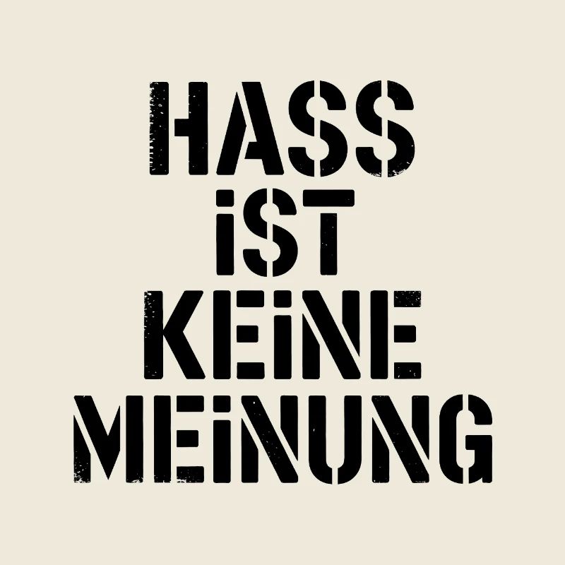 Hass ist keine Meinung - Antifa Tee