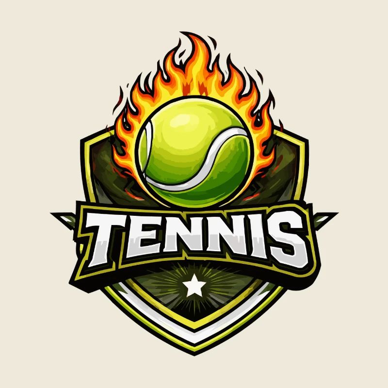 Flammen Tennis Shield