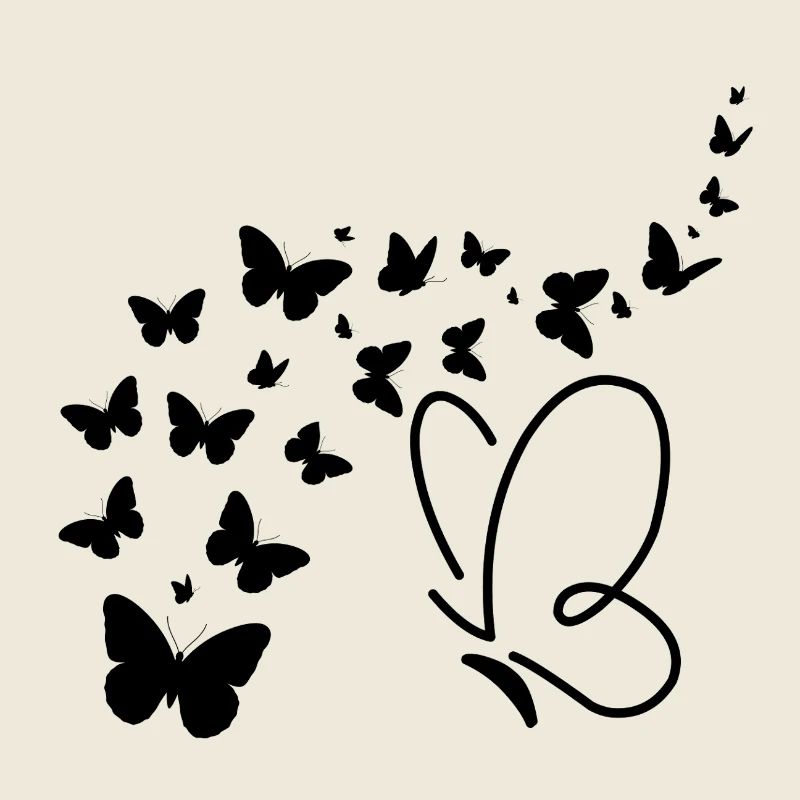 Butterfly soaring