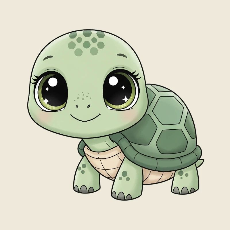 Tortue Doulouche Vert Menthe